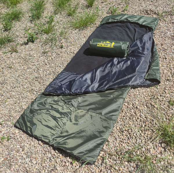 Спальный мешок с подголовником «Big Boy» одеяло Комфорт+ (210*85, до -10С) РБ, цвет Микс